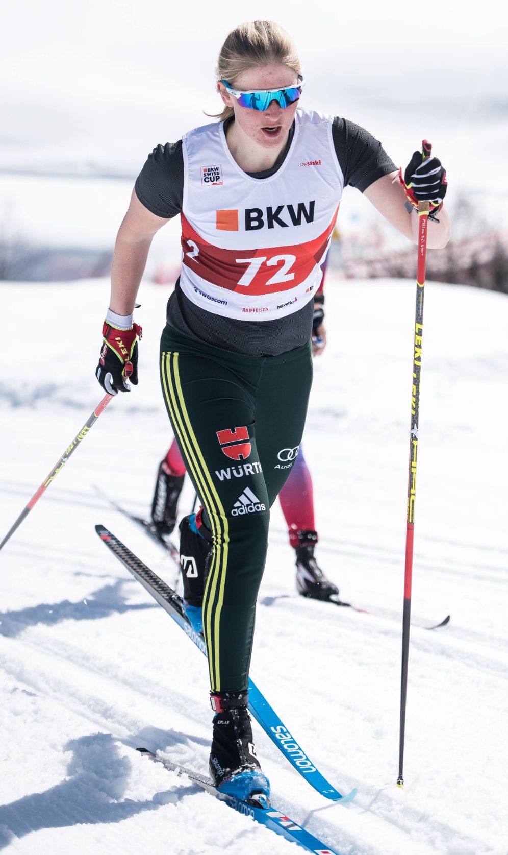 Melina Schöttes aus Oberhundem beim Saisonfinale in der Schweiz. von Thomas Griesbeck - DSV