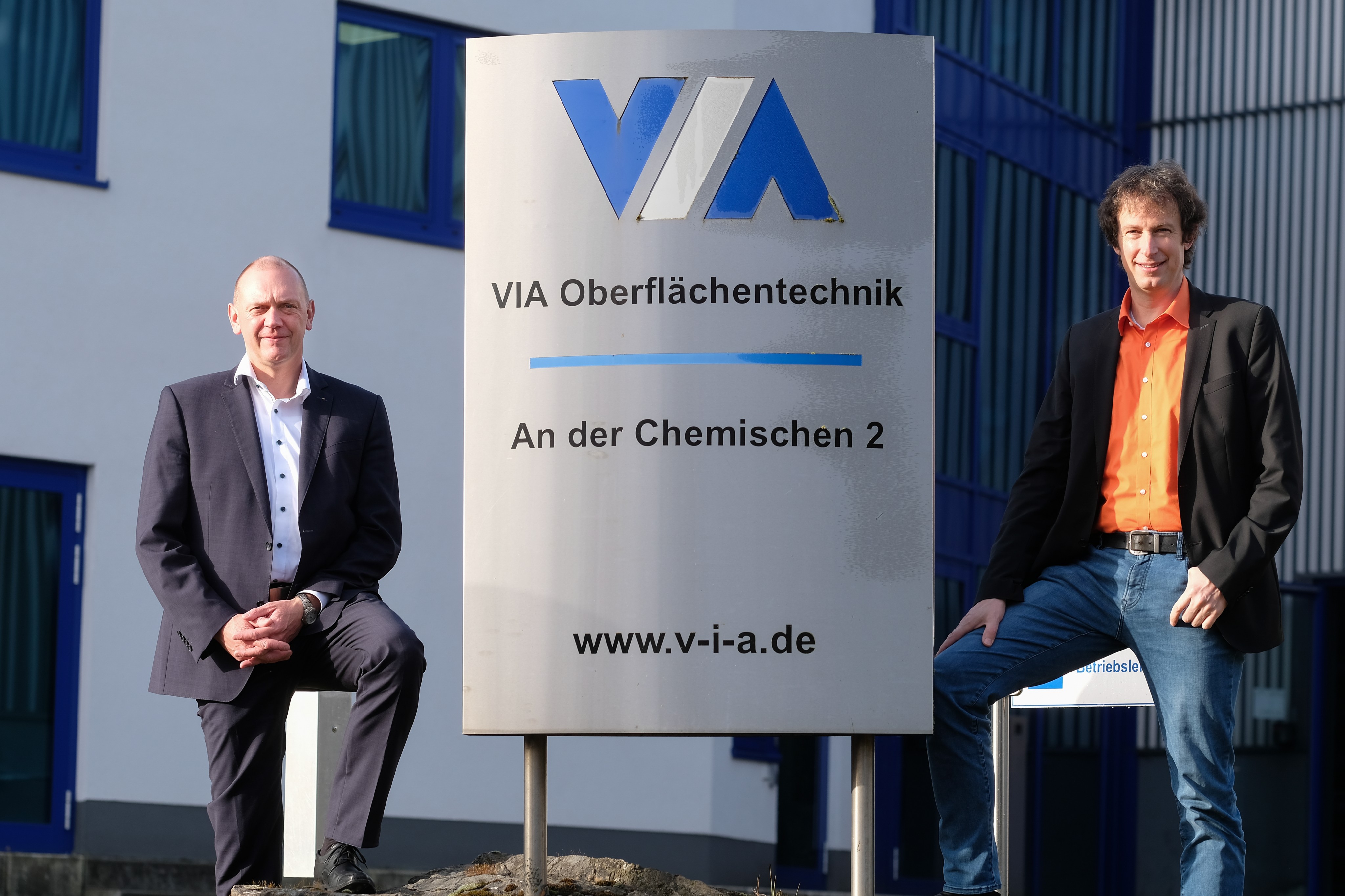 Die Geschäftsführer Werner Schmidt (l.) und Kai Lechner. von privat