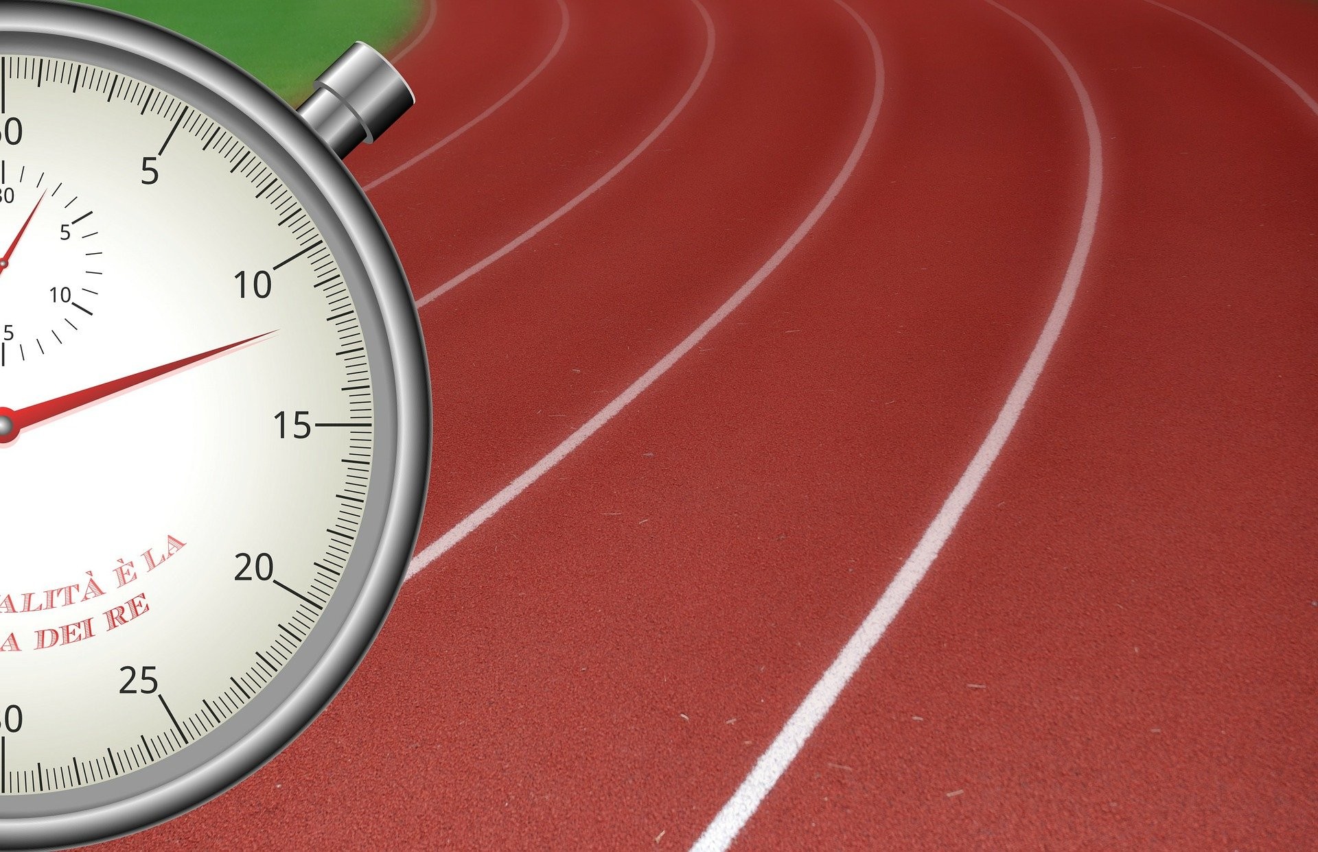 Simons langersehntes Leichtathletik-Training kann endlich wieder stattfinden. von pixabay
