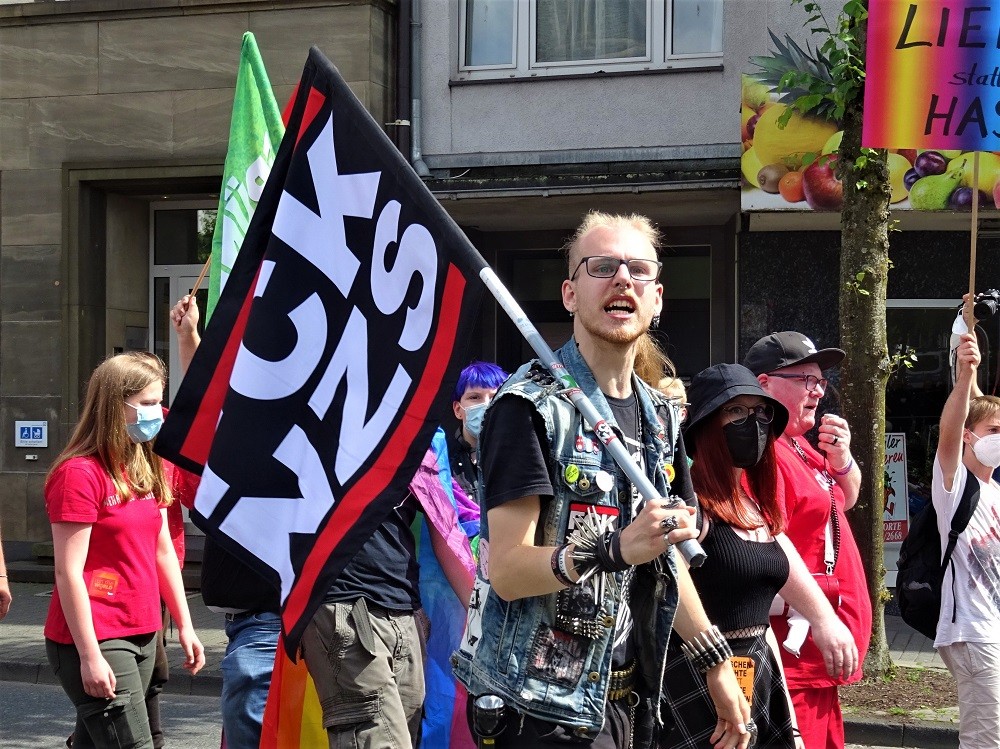 Archivfoto: Demonstration von „Olpe gegen Rechts“. von Sigrid Mynar