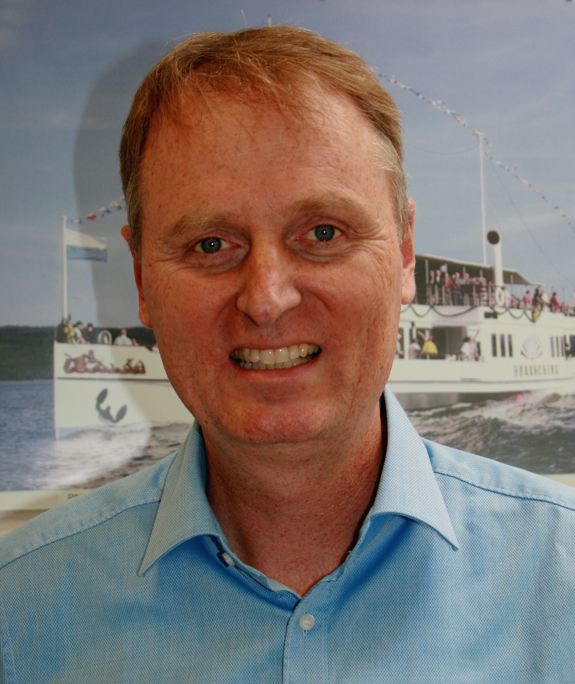 Lux-Wert-Geschäftsführer Dr. Rainer Miebach. von Lux-Werft und Schifffahrt GmbH