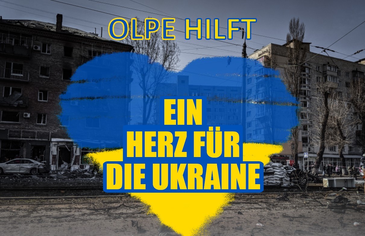 Die Aktion „Olpe hilft“c bittet um Spenden für die Kriegsopfer in der Ukraine. von privat