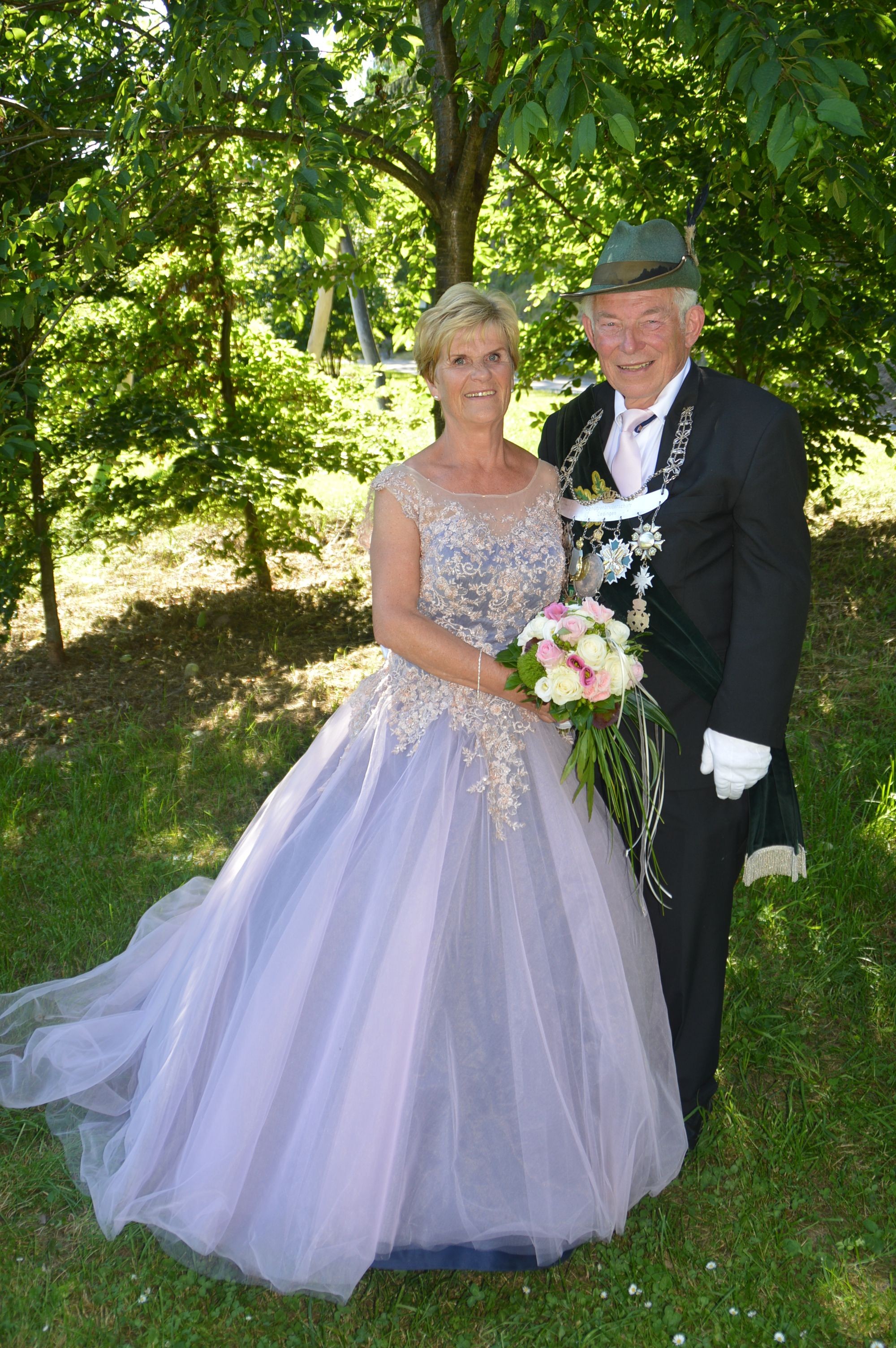In seinem 50-jährigen Jubelkönigsjahr sicherte sich Dietmar Heite im Jahr 2019 die Kaiserwürde und regiert mit seiner Frau Marlies. von Nicole Voss