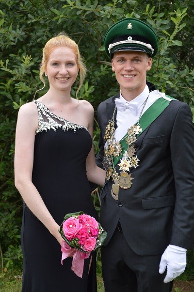 Am Schützenfestsonntag werden die Nachfolger des Jungschützenkönigspaares Timo Rosenbaum und Julia Quast ermittelt. von privat
