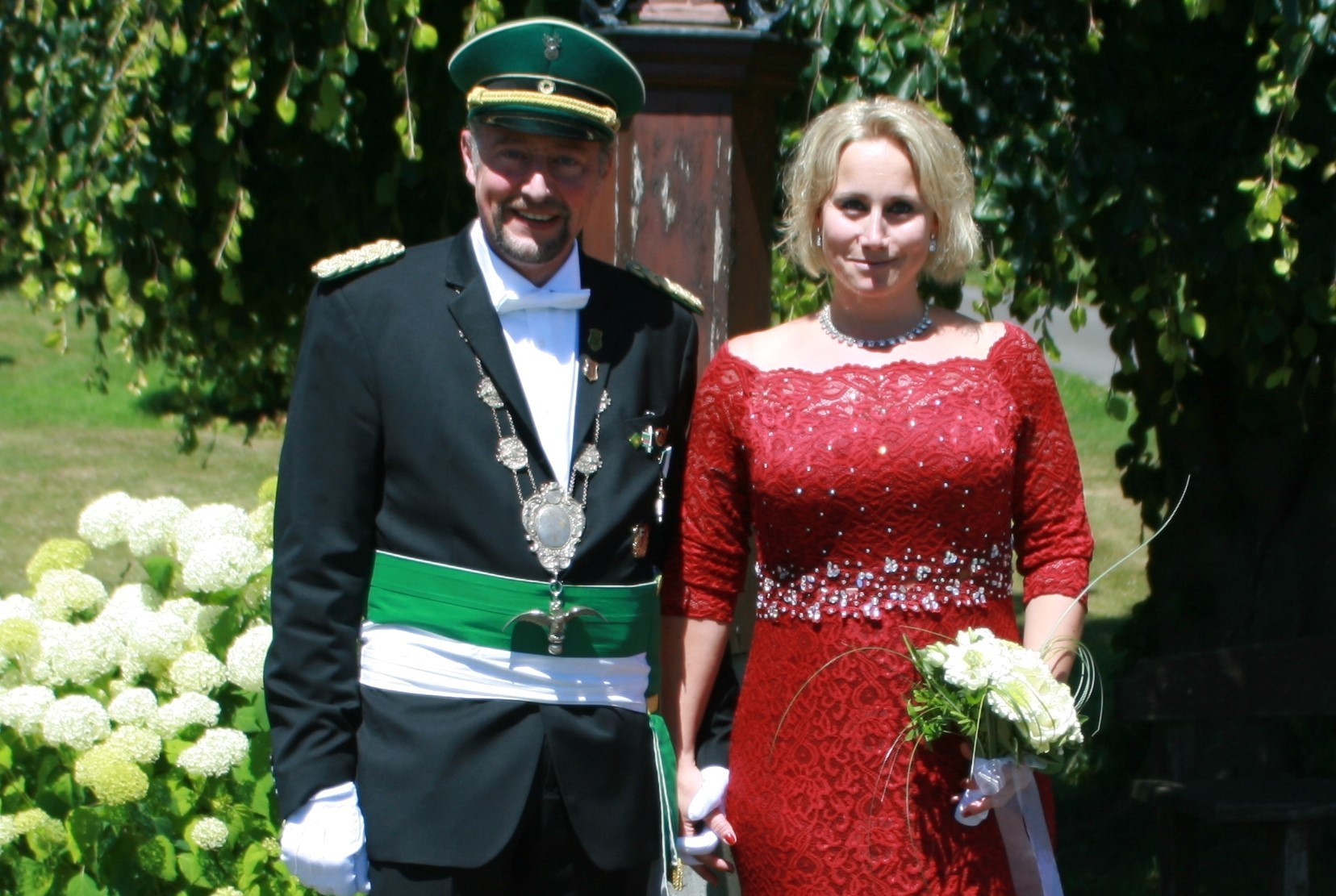 Kaiserpaar sind Peter Nolte und Denise Bettag. von privat