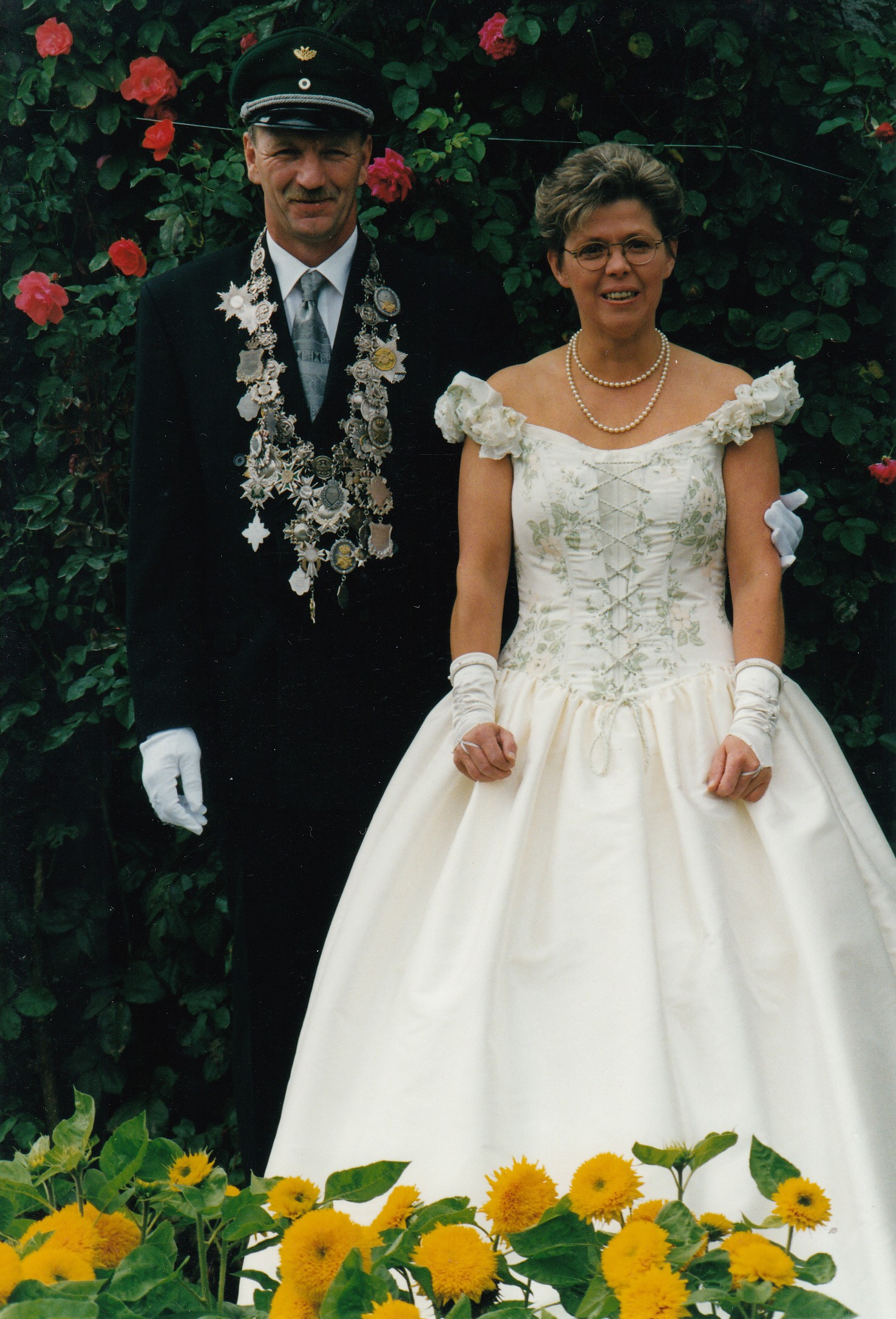 1997 regierten Hans Walter und Anne Albers die Schützenbruderschaft Rönkhausen. von privat