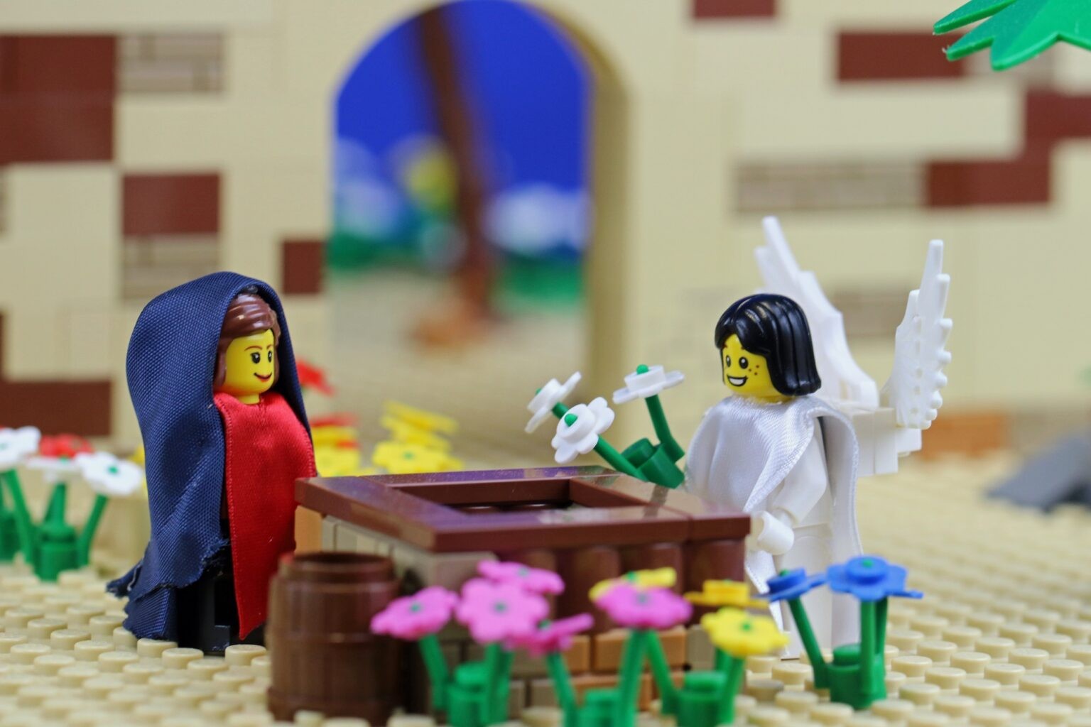 Die Lego-Austellung „Mit Maria unterwegs“ erzählt auf kreative Art und Weise den Lebensweg der Gottesmutter Maria. von privat