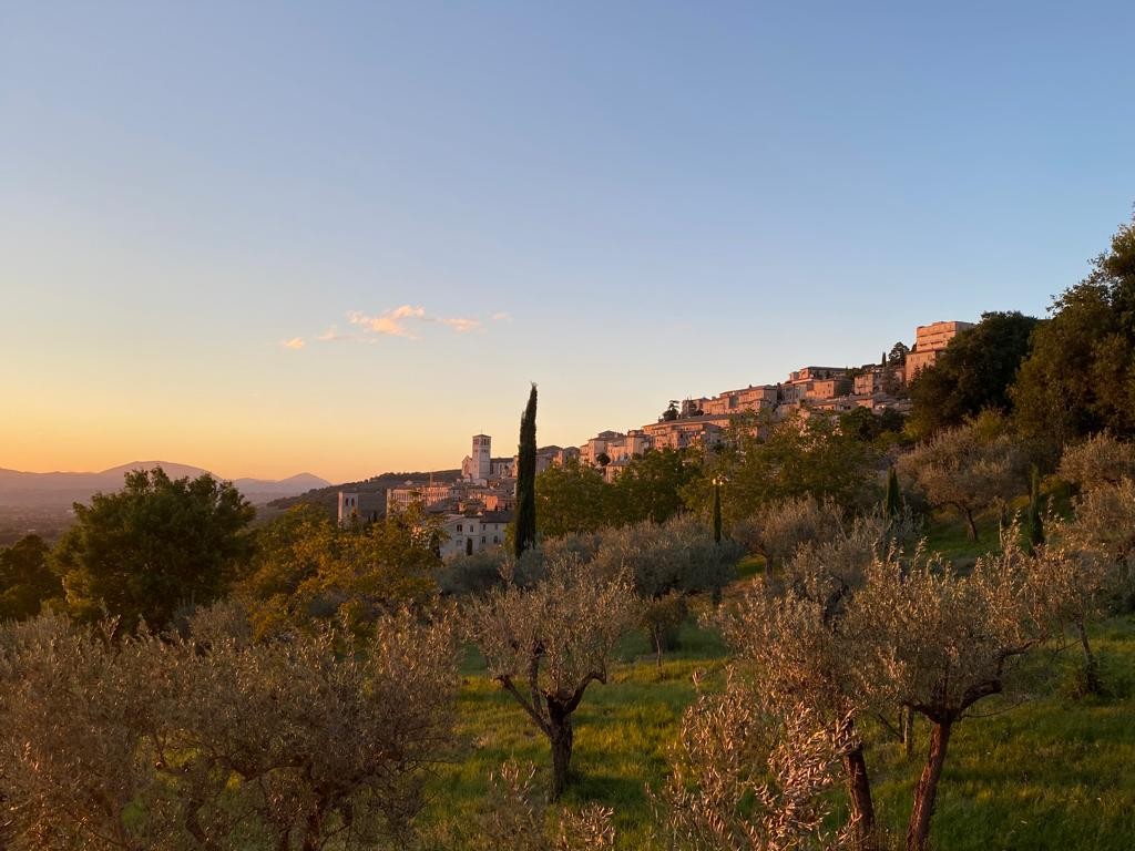 Assisi bei Sonnenaufgang. von privat
