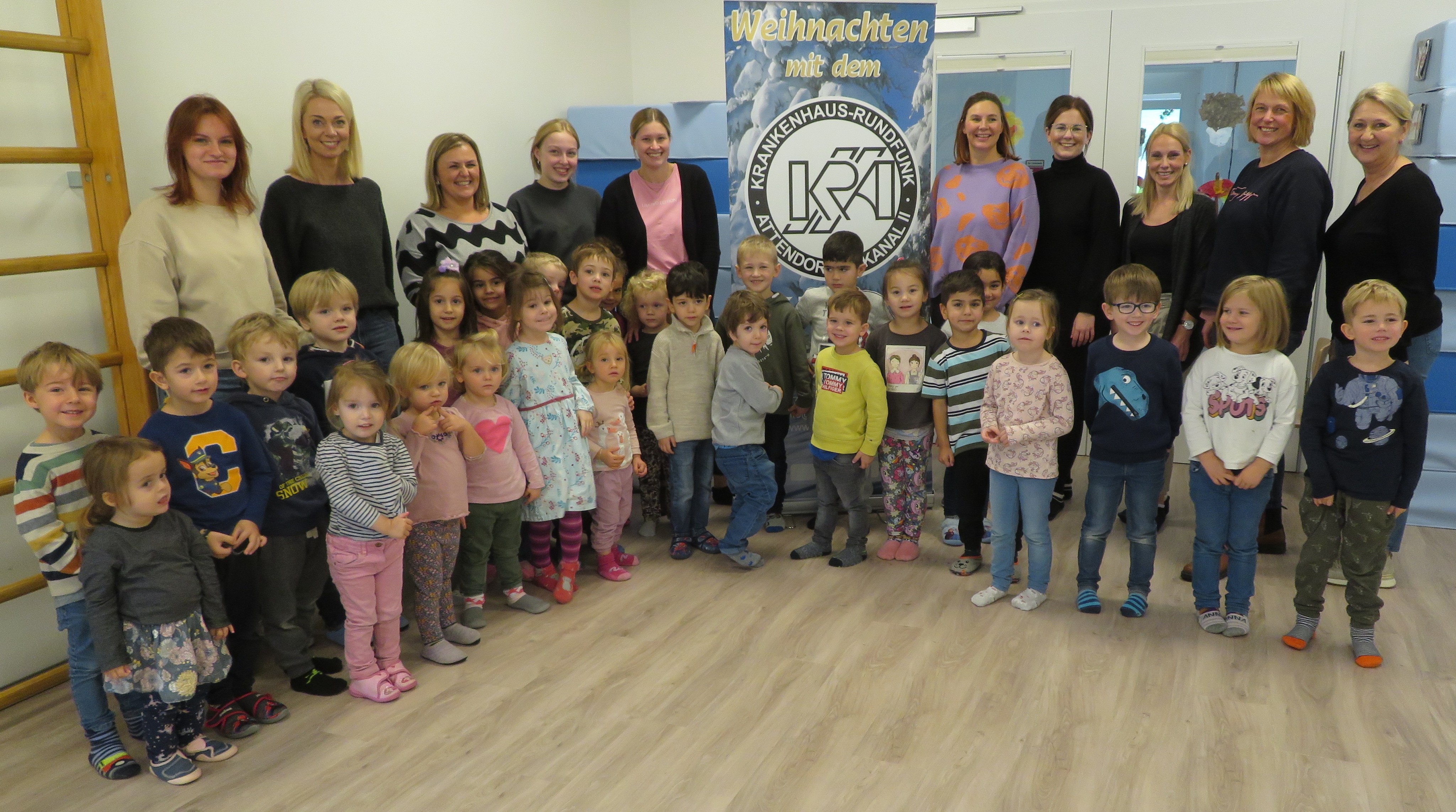 Die Kinder des DRK-Kindergartens „Kleine Freunde“ aus Biekhofen sind auch dabei. von KRA2