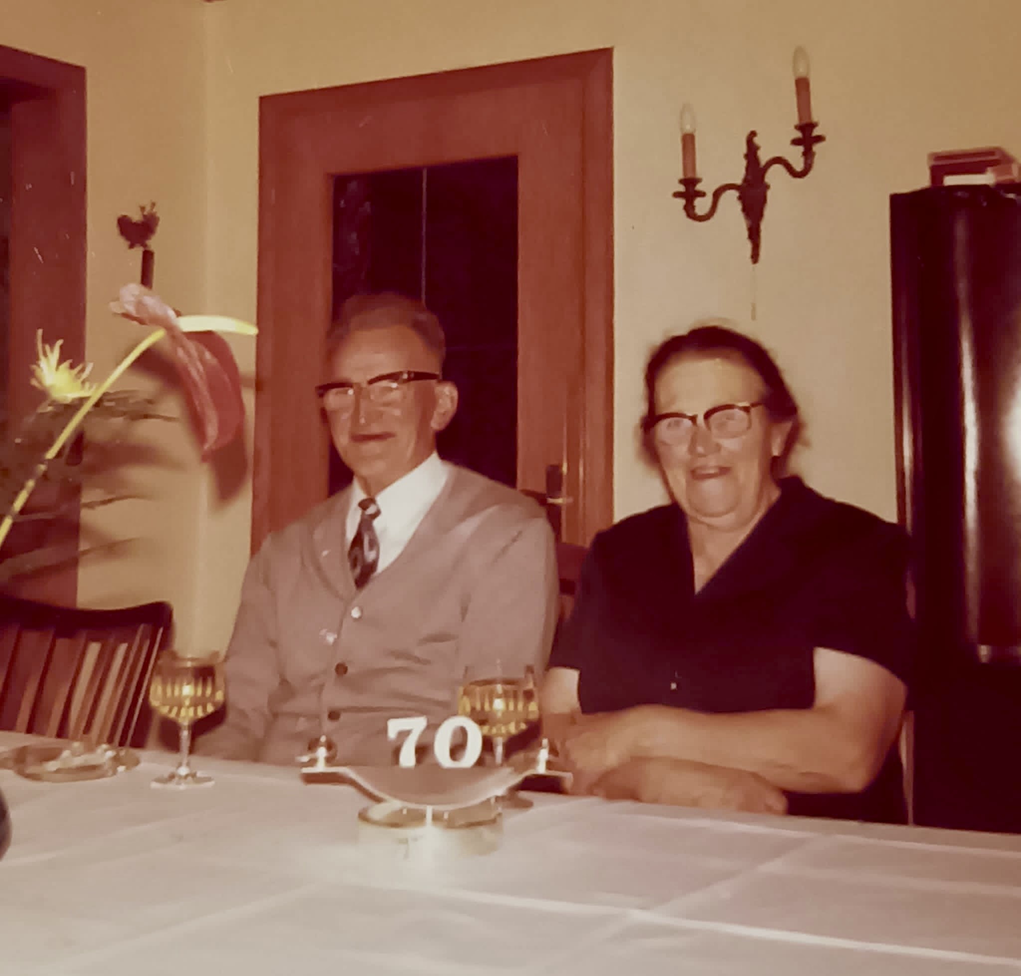 Fritz und Anna Rohrmann im Jahr 1974. von privat