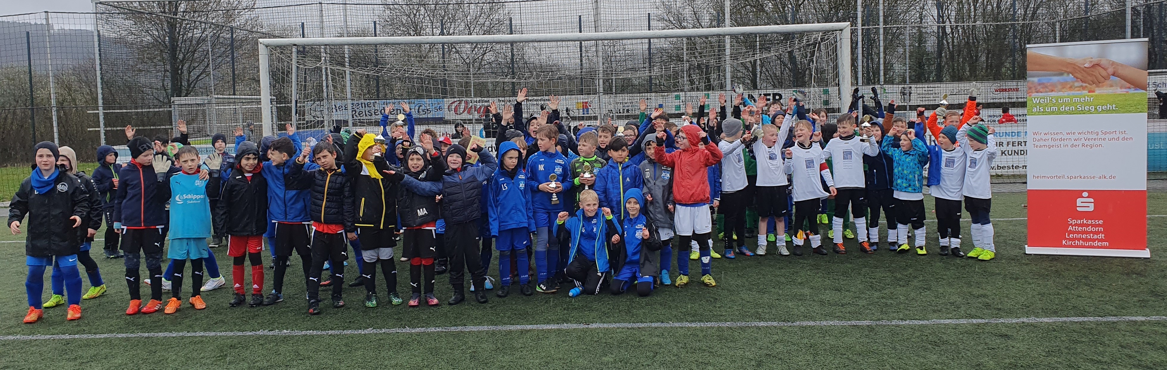 Die teilnehmenden F-Jugend-Teams. von privat