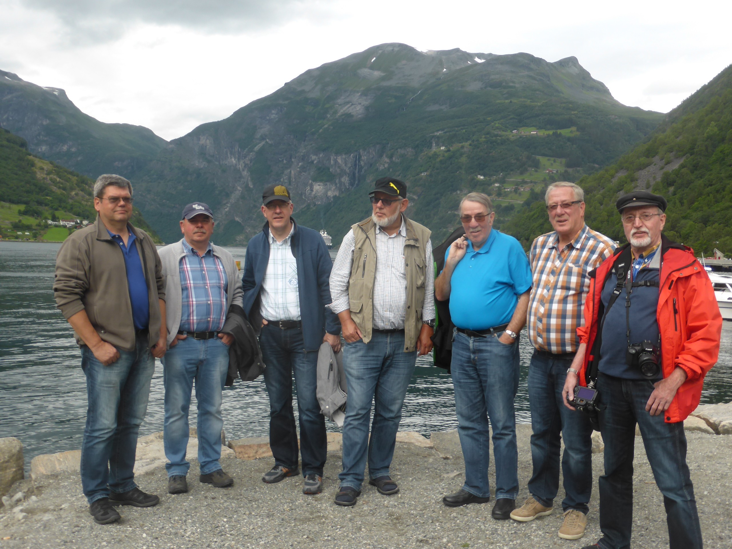 Die „Löschis“ auf Kreuzfahrt in Norwegen. von privat