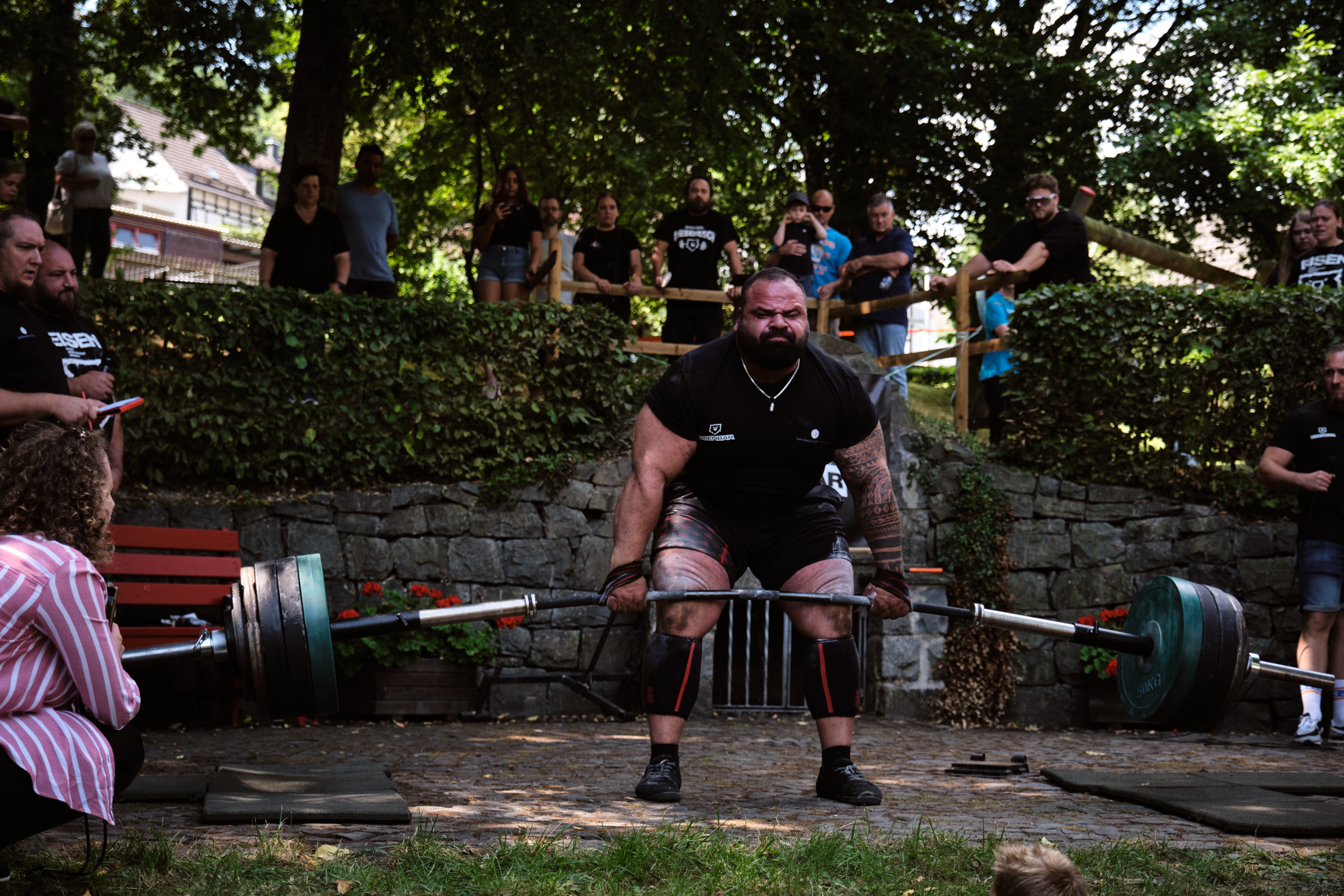 Der Strongman-Wettbewerb findet bereits zum dritten Mal in Heid statt. von Enrico Panfili