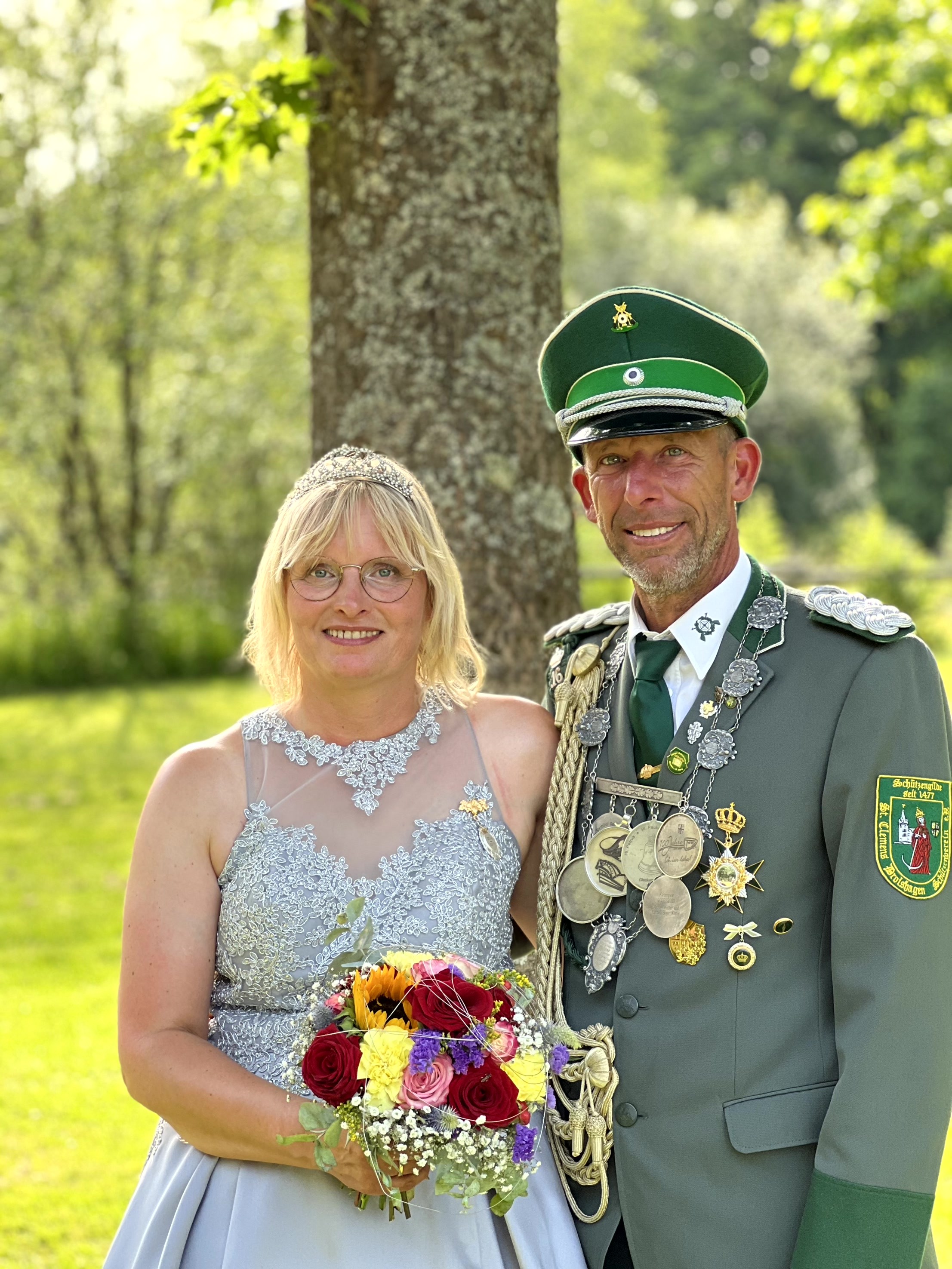Das Kaiserpaar Jürgen und Ulrike Ackerschott. von privat