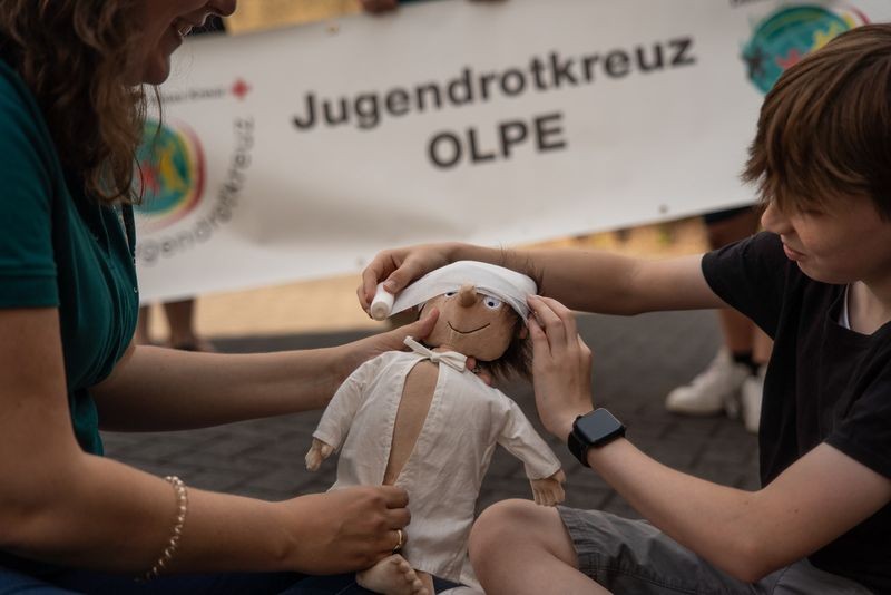Das Jugendrotkreuz lag Friedhelm Jarzombek sehr am Herzen (Symbolfoto). von DRK Olpe