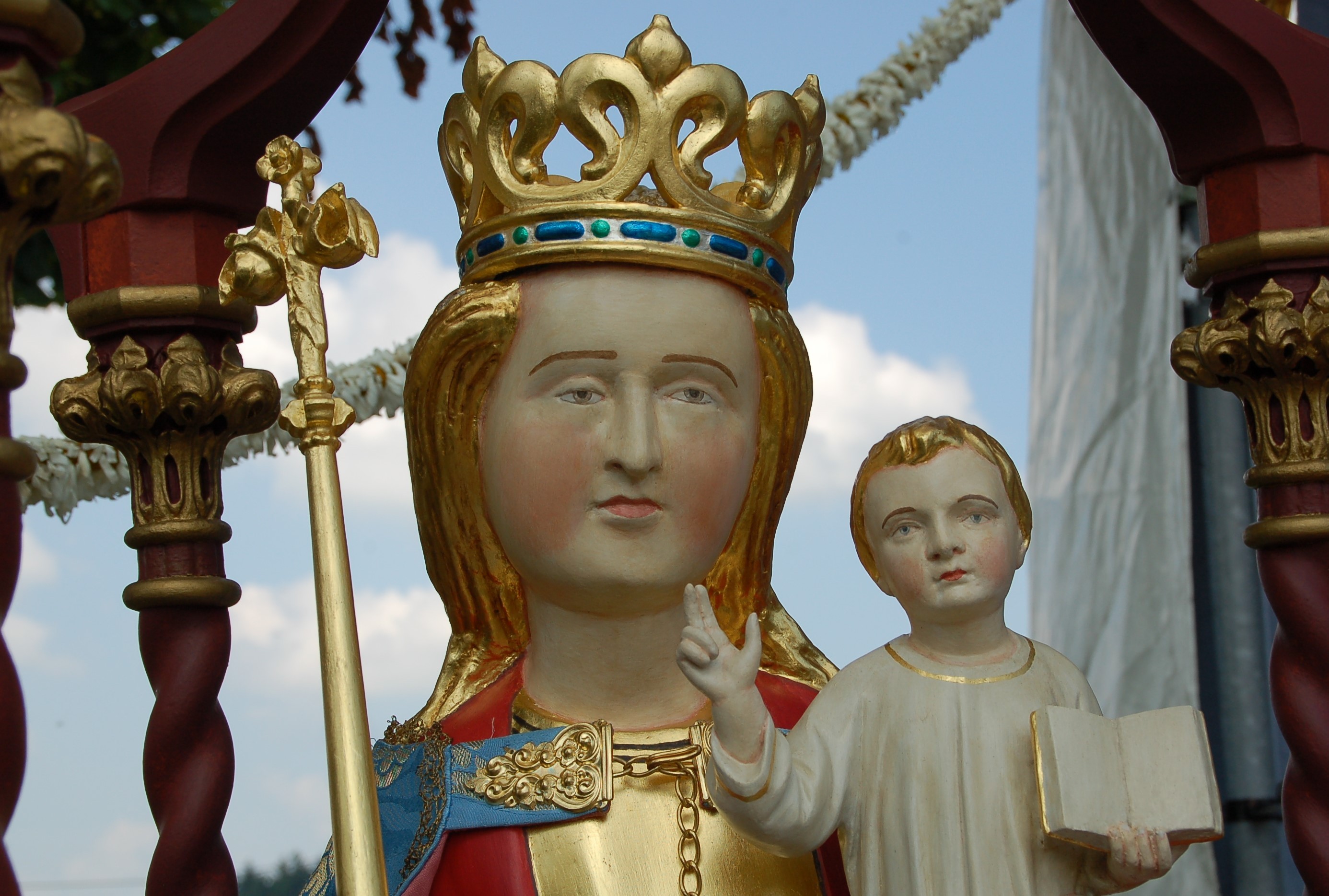 Das Bild der Gottesmutter stammt aus dem 13. Jahrhundert. von privat