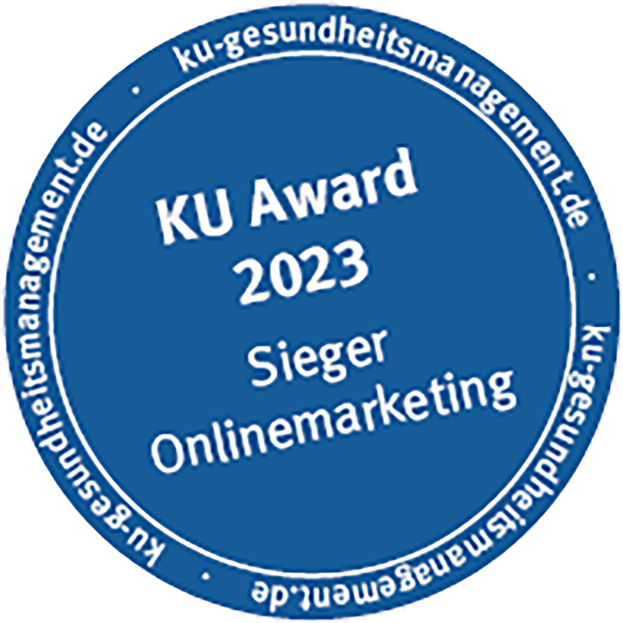 Das aktuelle Siegersiegel des KU-Awards 2023. von privat