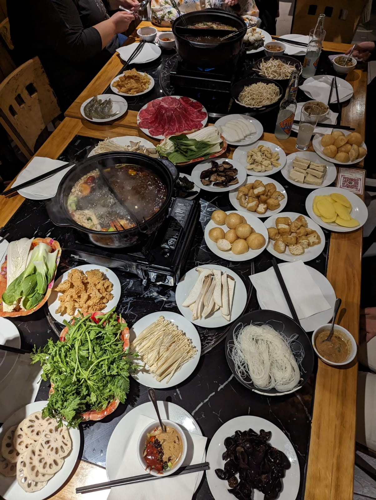 Zum Programm gehörte auch traditionell chinesisches Essen. von privat