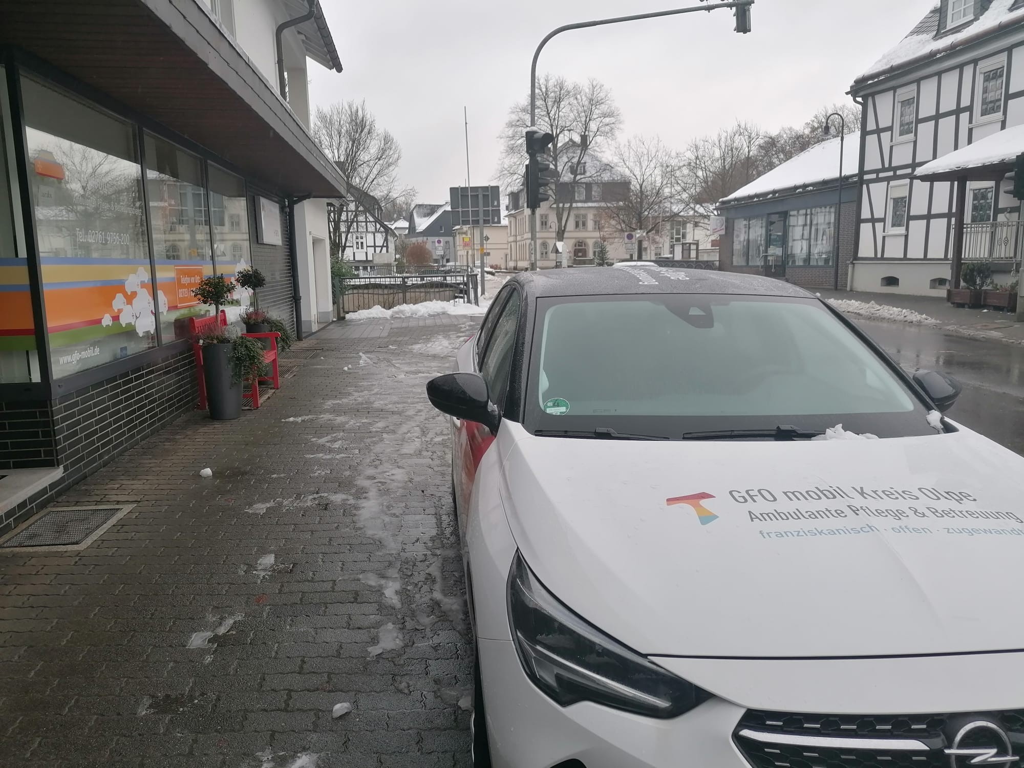 Der Pflegedienst der GFO ist auch an den Weihnachtstagen unterwegs. von Pia Krämer