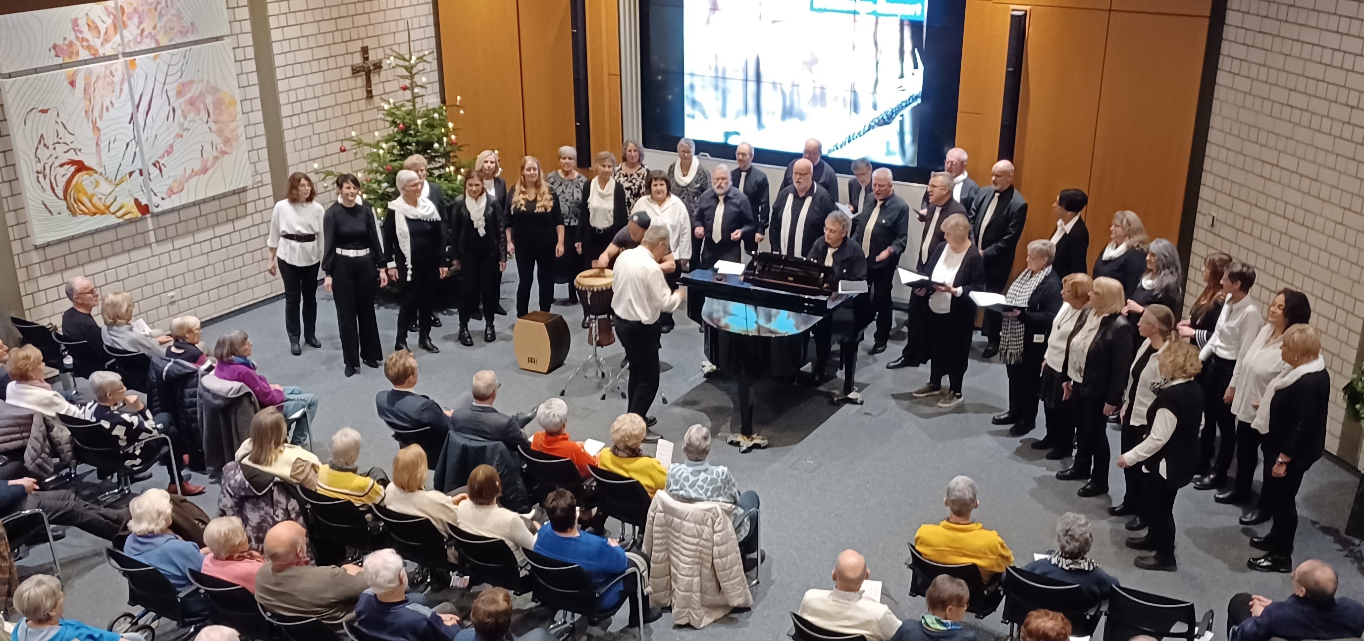 Impressionen vom Dreikönigskonzert - hier der Chor Just for fun. von Stadt Lennestadt