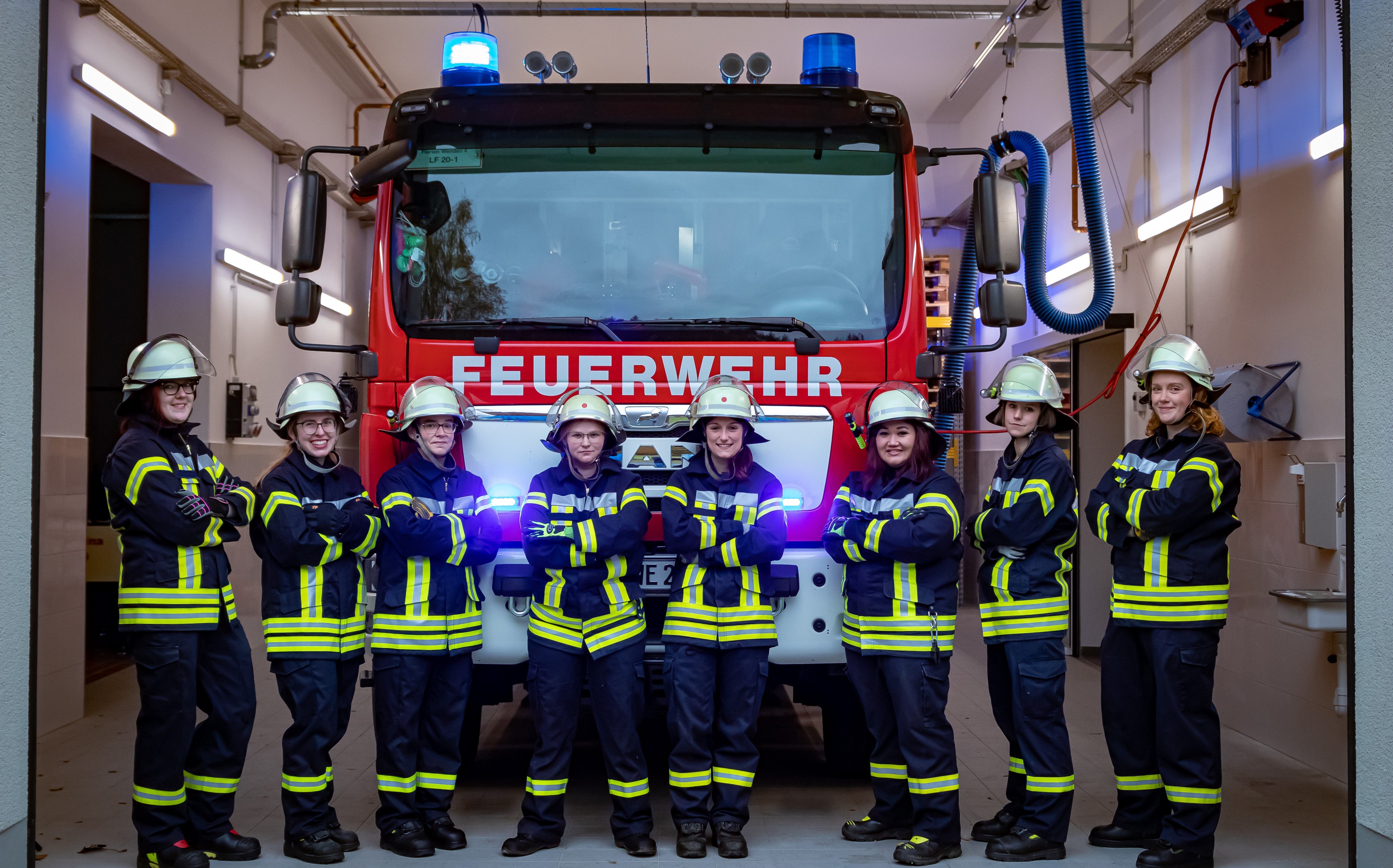 Archivfoto: Frauen der Einsatzabteilung der Feuerwehr Wenden. von Feuerwehr Wenden