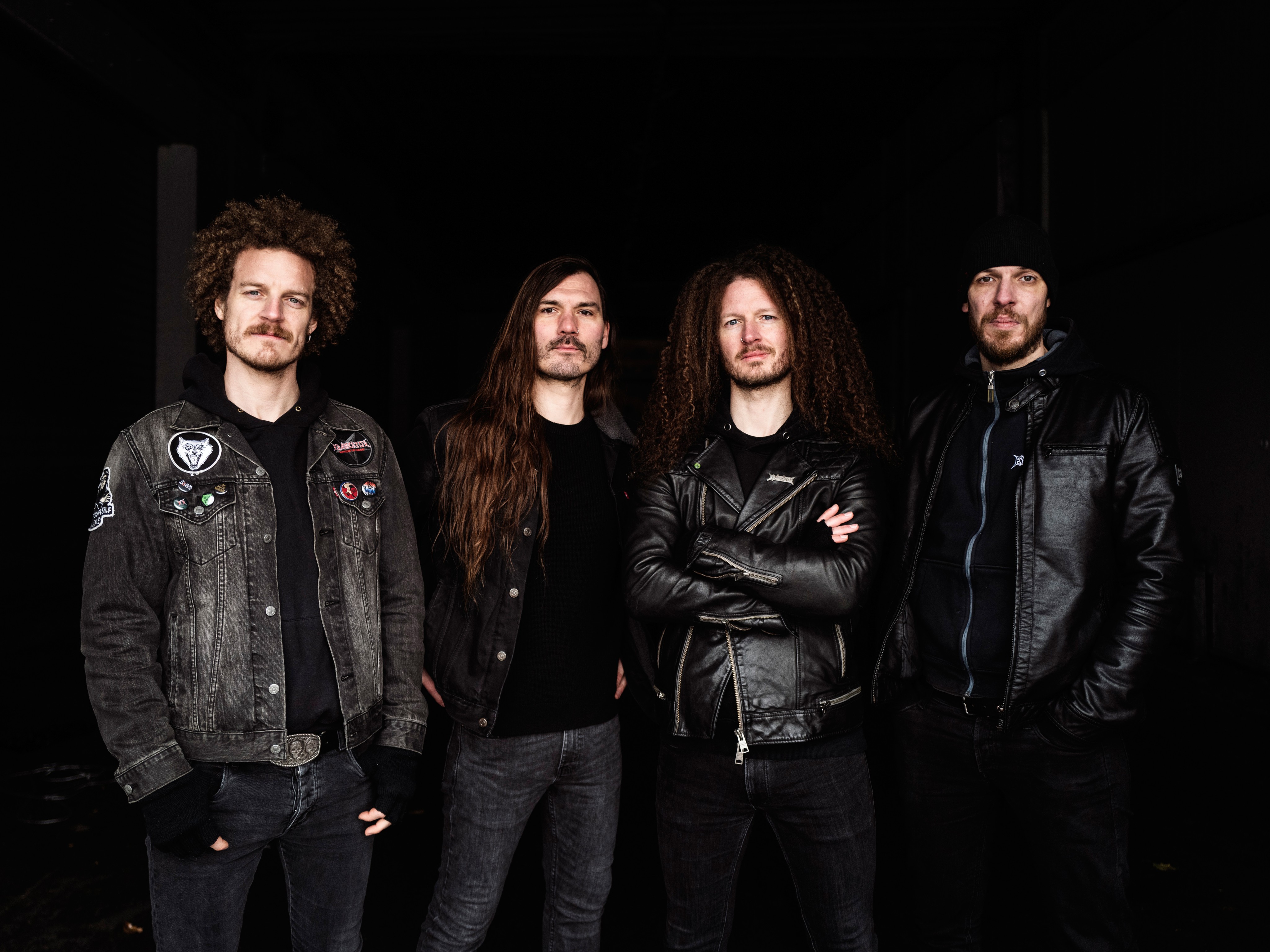 Peter Stöber, Sebastian Zoppe, Sebastian Stöber und Gitarrist Robert Wied (von links). von Eradicator