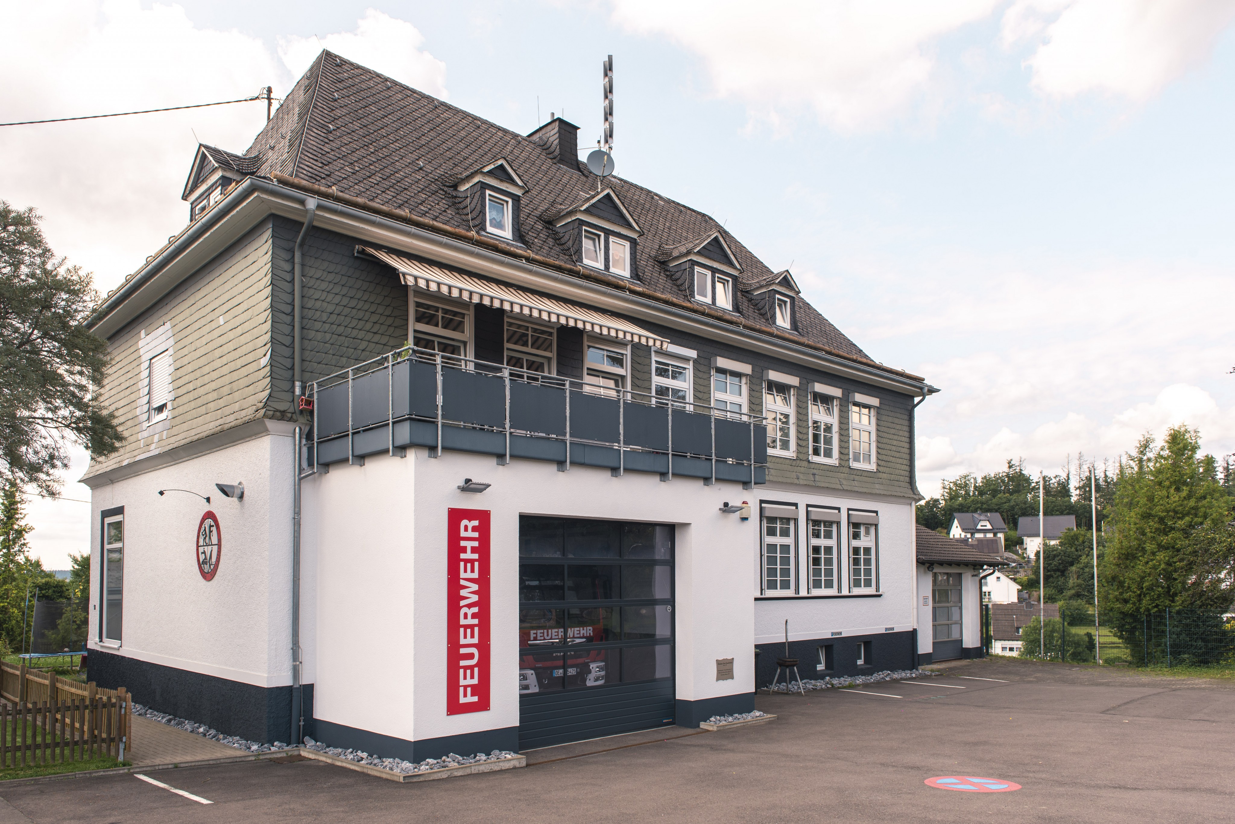 David Bremericht gehört der Feuerwehr Halberbracht an. Sie ist unter anderem mit einem Fahrzeug ausgerüstet, das speziell für Waldbrände gerüstet ist. von Nils Dinkel