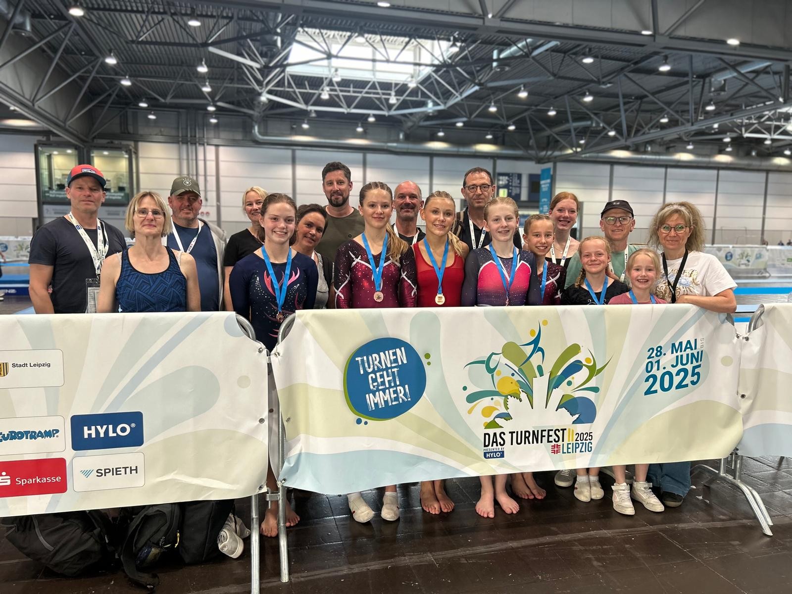 Der TV Langenei/Kickenbach nahm am Deutschen Turnfest in Leipzig teil. von privat