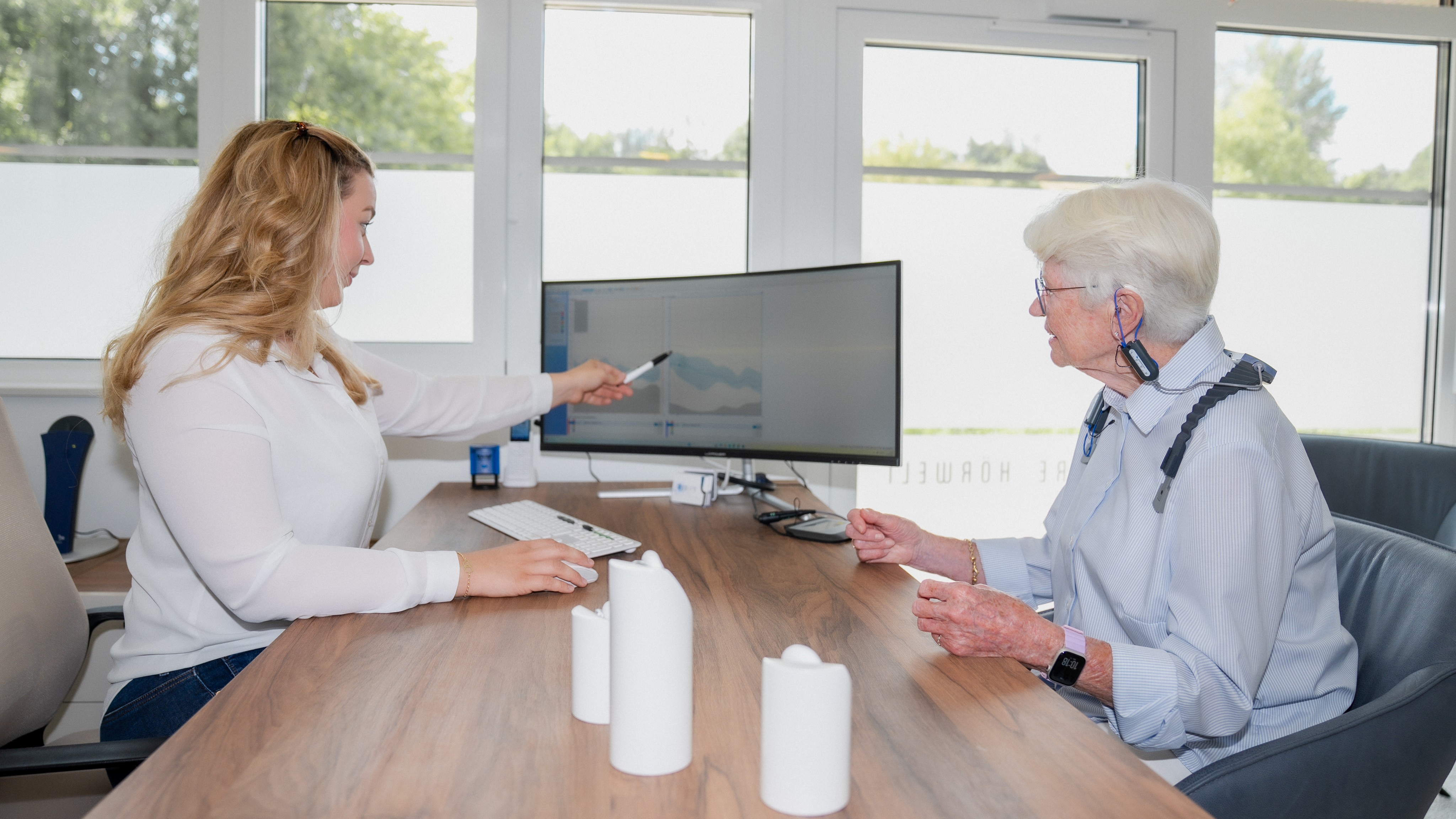 Die Ergebnisse des Hörtests werden genau erklärt von Aurify Ihre Hörwelt