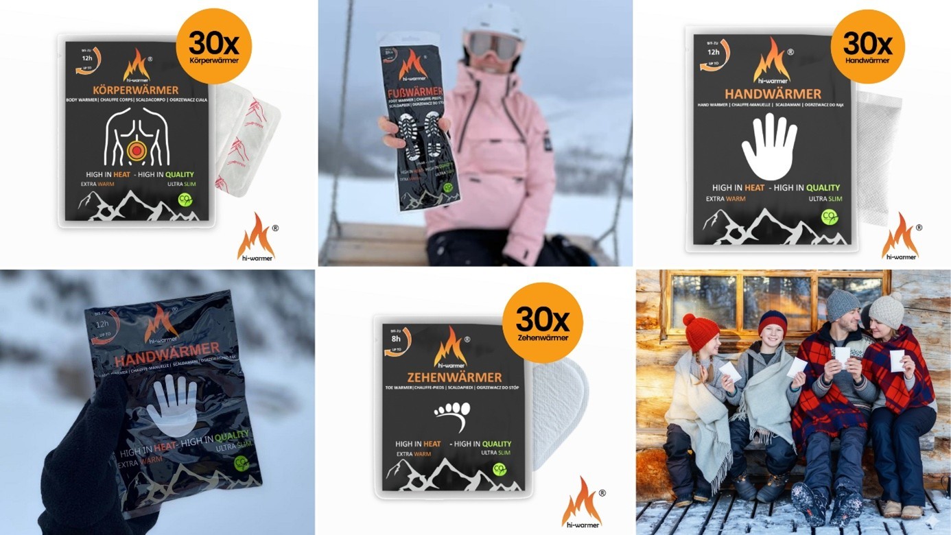 Die hi-warmer von Alexander Wagner sind vielseitig einsetzbar. von privat