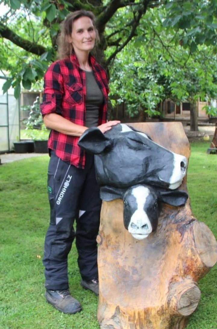 And Ideen, was alles aus Holz entstehen kann, mangelt es Jess Hilleke nicht. von privat