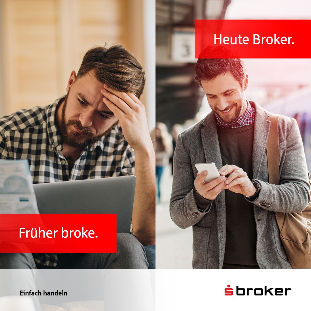 Mit der Trading-App S Broker entscheiden Sie selbstständig und ohne Beratung, welche Wertpapiere Sie kaufen oder verkaufen möchten. von Sparkasse