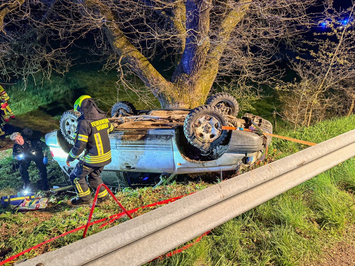 Die Feuerwehr Wenden war in der Nacht auf Sonntag, 26. April, in Bebbingen im Einsatz. von Feuerwehr Wenden