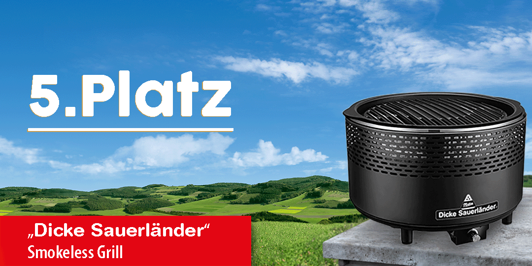 Der fünfte Preis ist ein „Dicke Sauerländer“ Smokeless Grill. von Metten