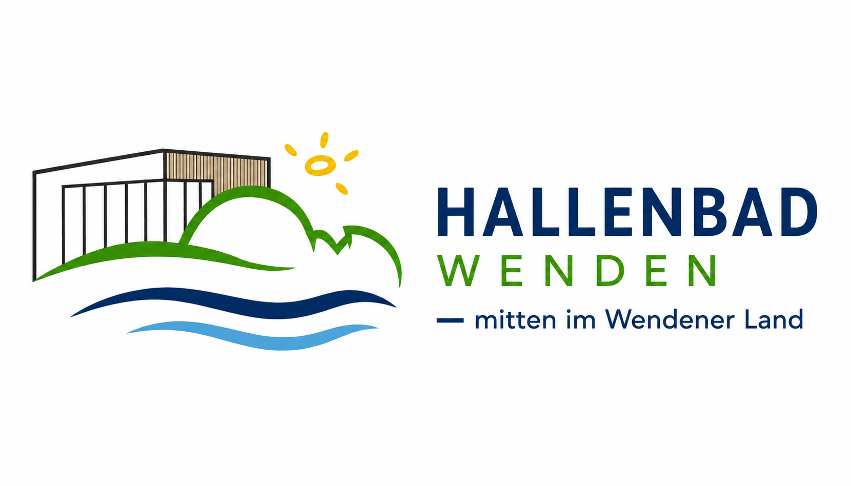 Ein Vorentwurf des geplanten Logos für das neue Hallenbad. von Gemeinde Wenden
