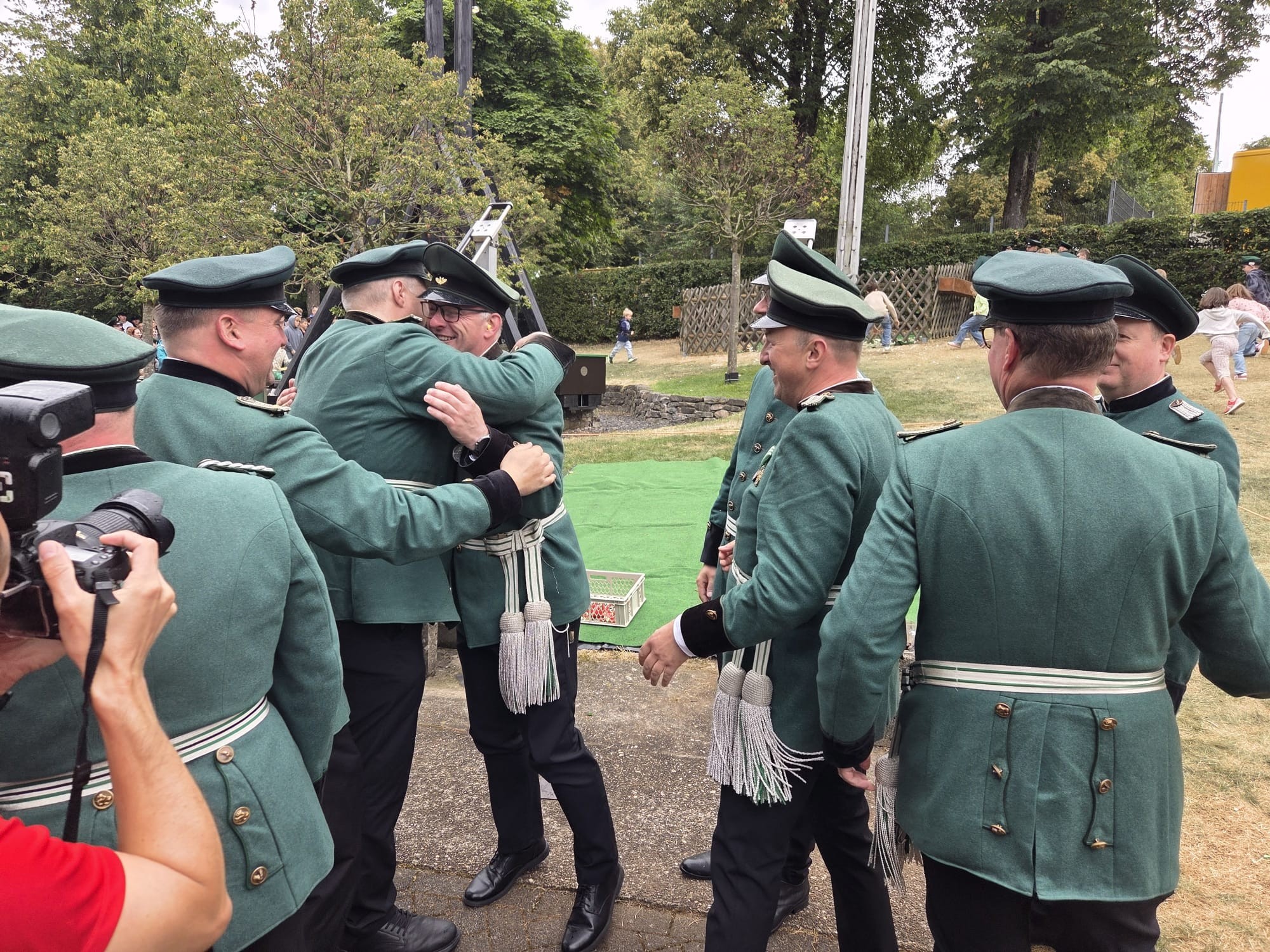 Christian Wacker ist neuer Schützenkönig in Olpe. von Wolfgang Schneider
