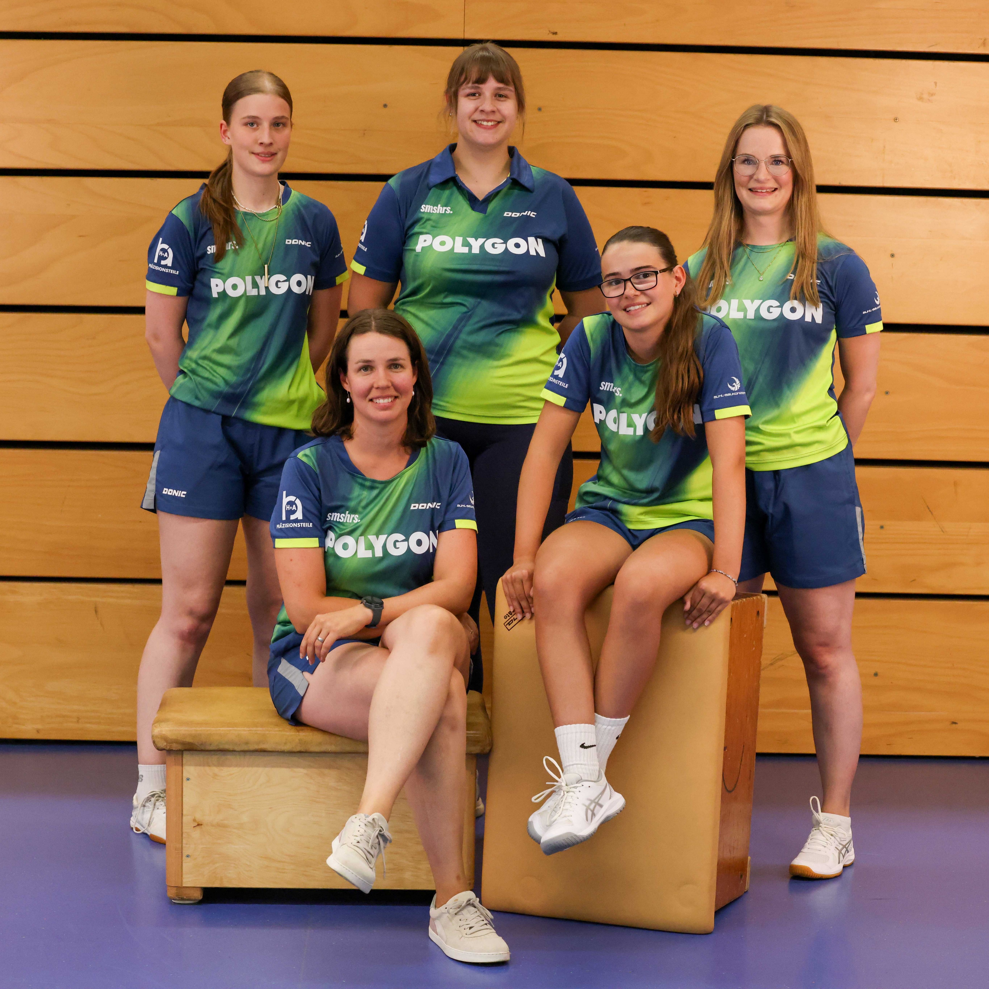 V.l.: Celine Wagener, Lisa Schneider, Helena Kamp, Mia Meister und Anna Jungermann. von Verein