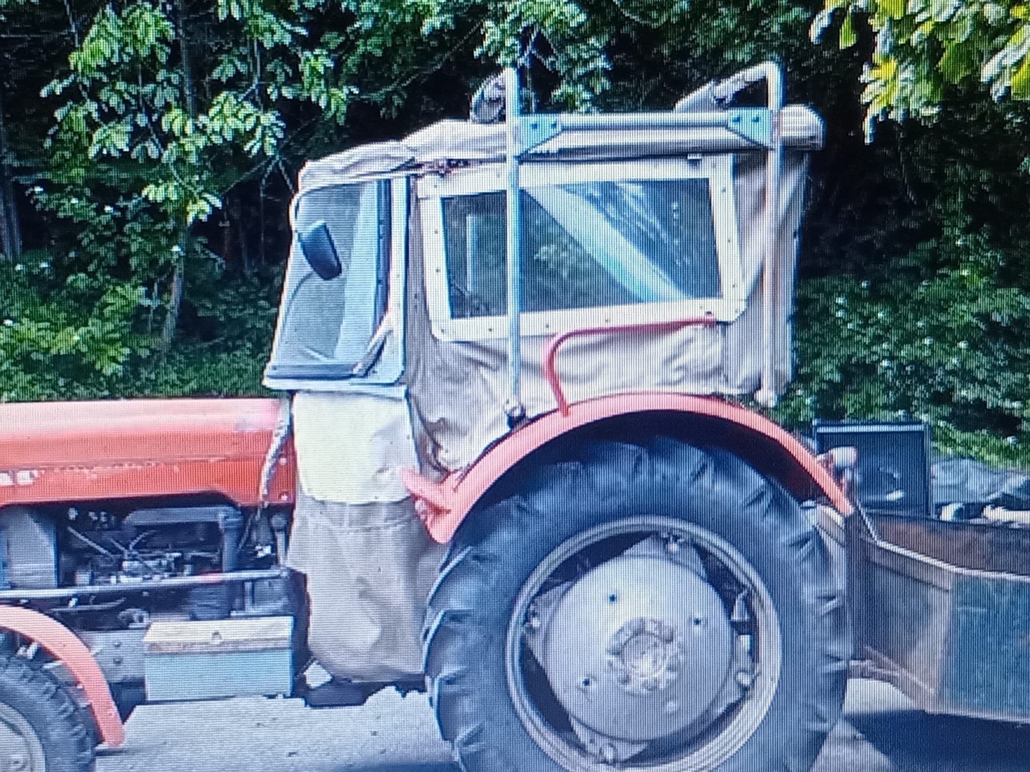 So hat der Trecker vorher ausgesehen. von privat