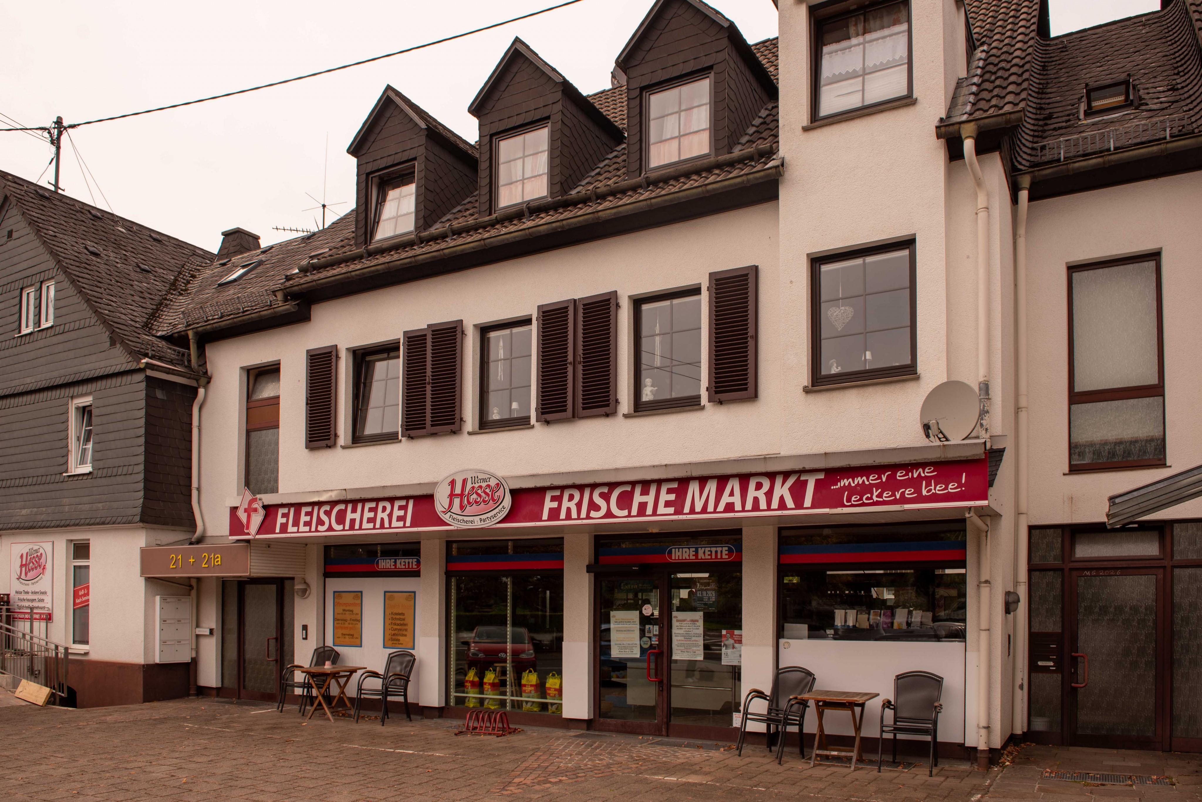 Das Geschäft von Werner Hesse in Würdinghausen. Künftig soll es „Fleischerei und Frischemarkt Würdinghausen“ heißen. von Nils Dinkel